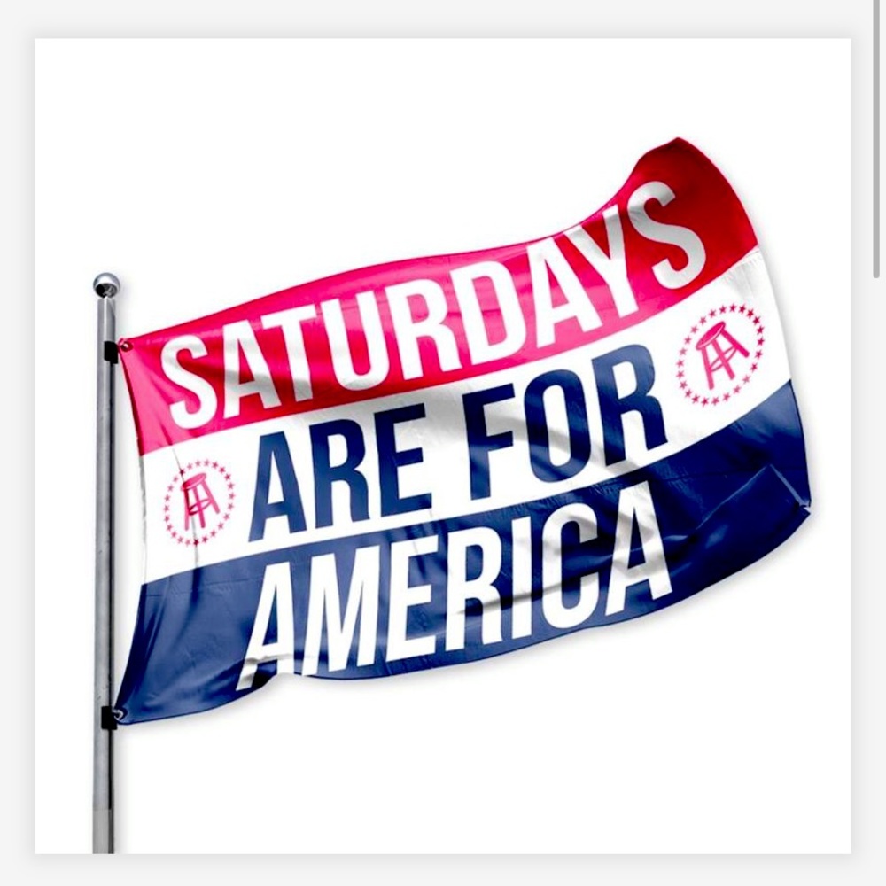 Barstool Sports Saturdays Are For America Flag